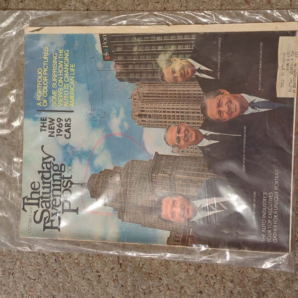 Saturday Evening Post Magazine October 5, 1968